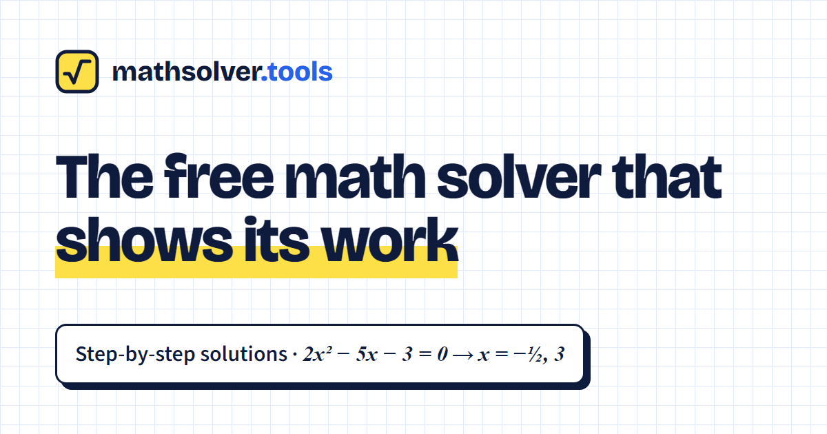 MathSolver logo